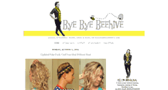 Desktop Screenshot of byebyebeehive.com